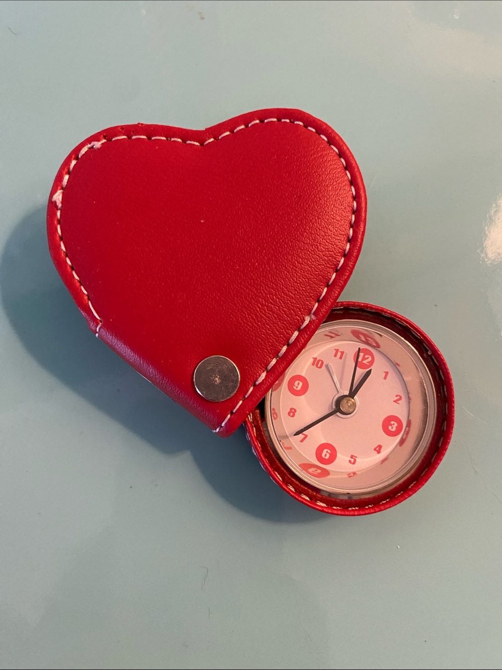 Heart Shaped Travel Clock